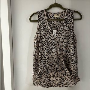 NWT🏷️L'AGENCE Mila Draped SVLS Blouse